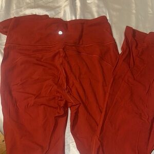 lululemon athletica Rust Leggings